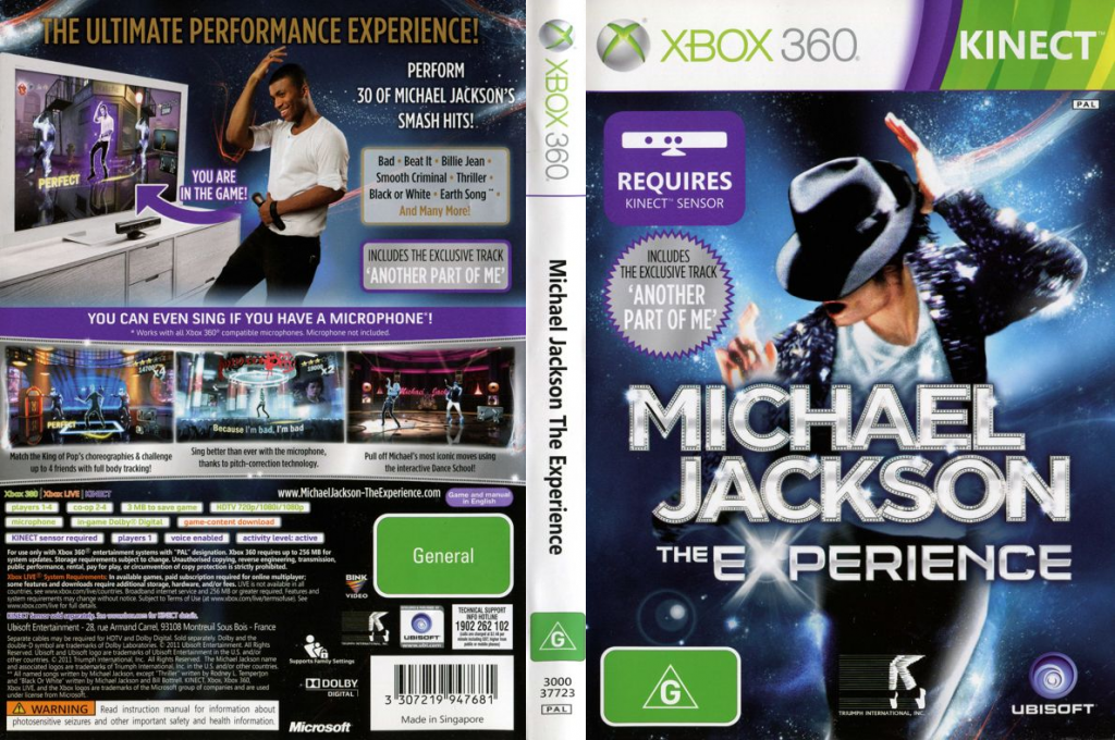 Michael Jackson - The Experience — box-texture (AU)