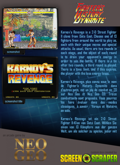 Karnov's Revenge — box-2D-back (SS)