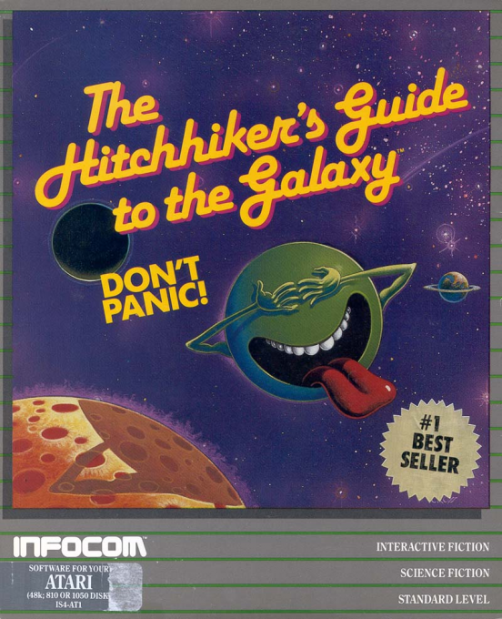 Hitchhiker's Guide To The Galaxy, The box art