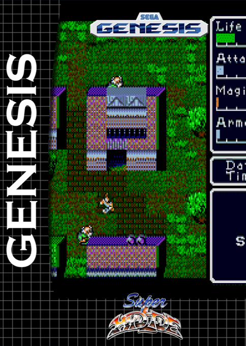 Super Hydlide — box-2D (SS)