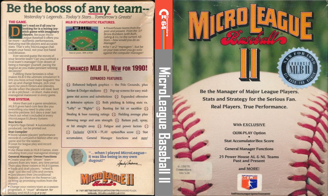 Microleague Baseball 2 — box-texture (US)