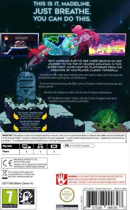 Celeste — box-2D-back (EU)