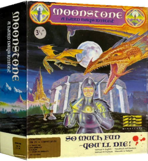 Moonstone - A Hard Days Knight — box-3D (EU)