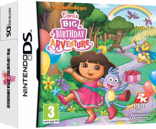 Dora's Big Birthday Adventure — box-3D (EU)
