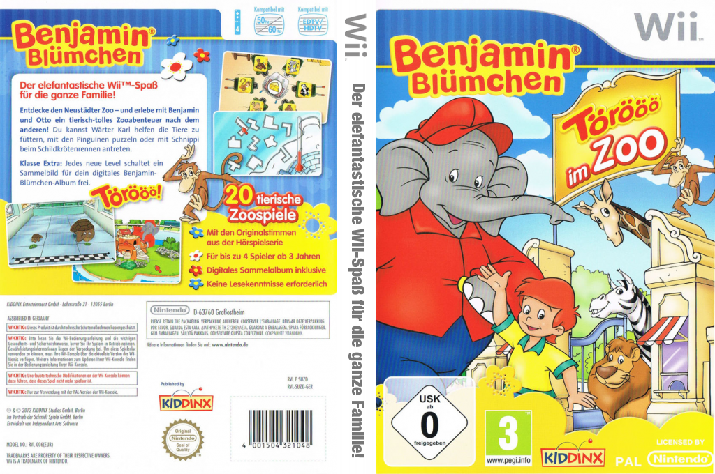 Benjamin Bluemchen - Toeroeoeoe im Zoo — box-texture (DE)