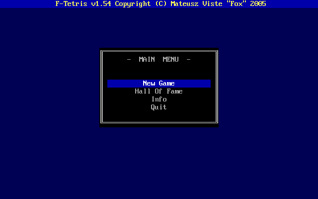 F-Tetris box art