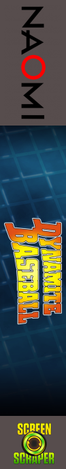 Dynamite Baseball NAOMI — box-2D-side (SS)