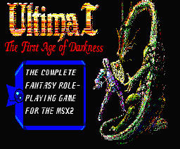 Ultima 1 - The First Age Of Darkness — sstitle (JP)