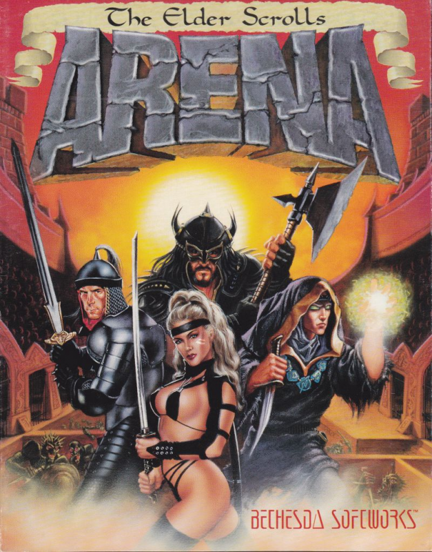 Elder Scrolls - Arena, The box art