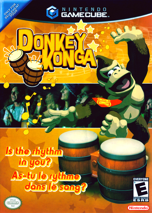 Donkey Konga box art