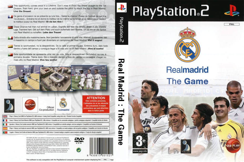 Real Madrid - The Game — box-texture (EU)