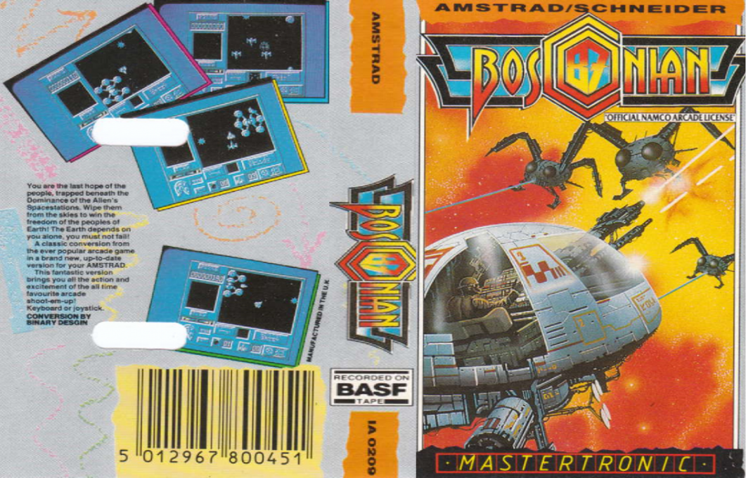 Bosconian '87 — box-texture (EU)