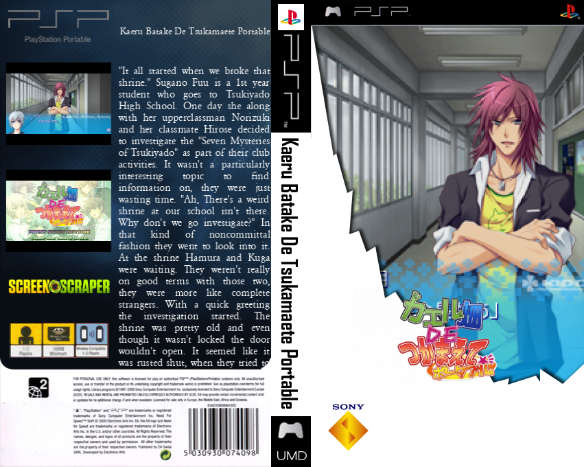 Kaeru Batake de Tsukamaete Portable — box-texture (SS)