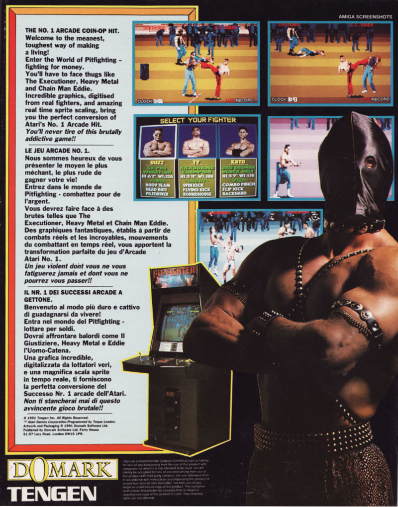 Pit-fighter — box-2D-back (EU)