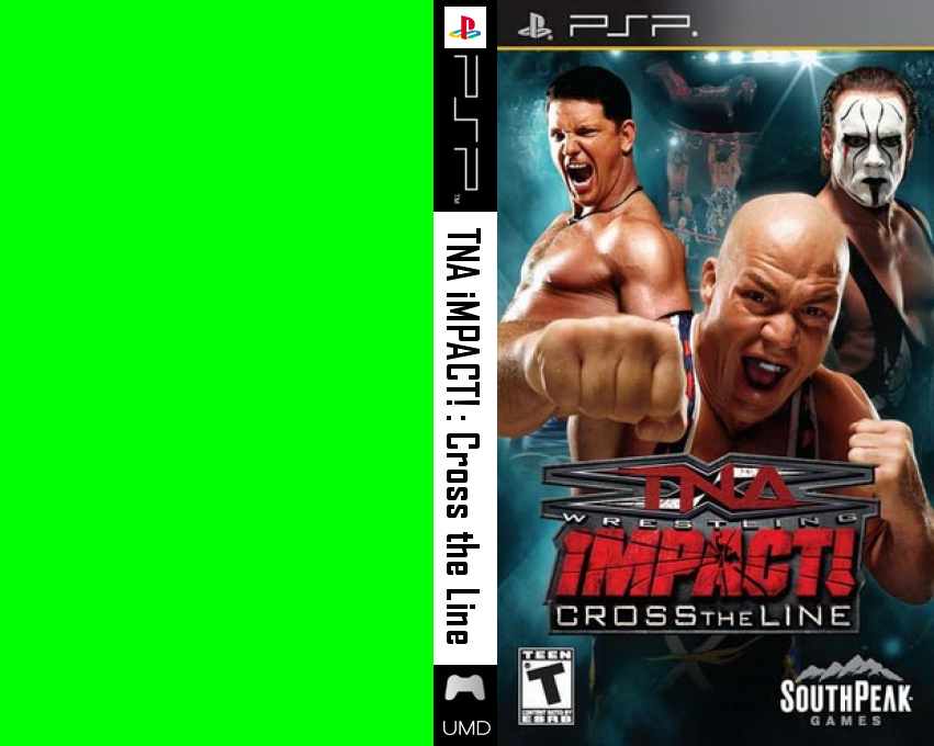 TNA Impact! Cross the Line — box-texture (US)