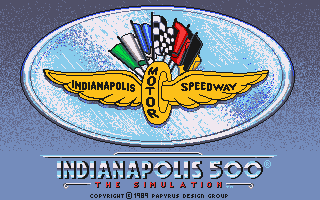 Indianapolis 500 - The Simulation — sstitle (WOR)