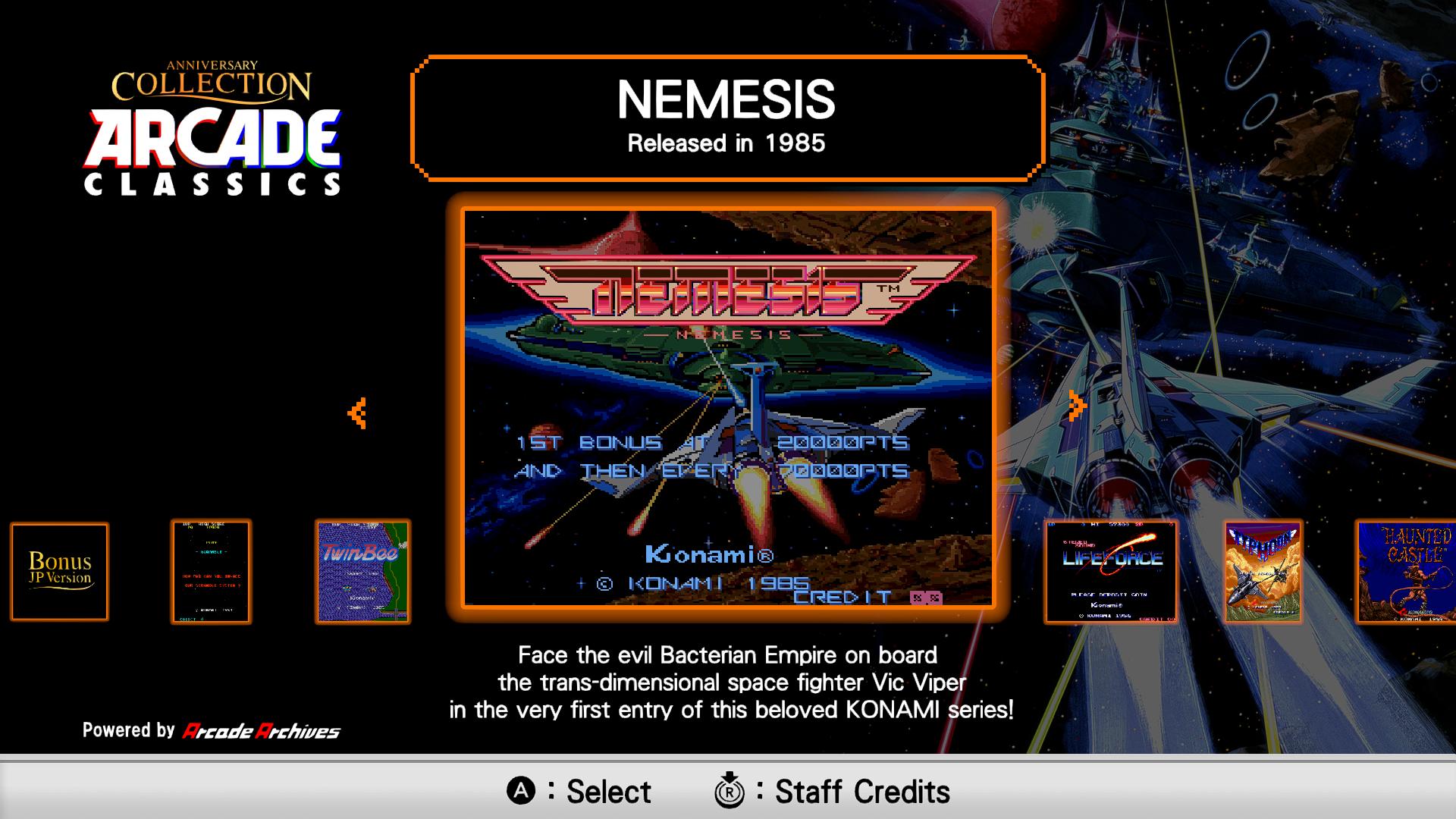 Arcade Classics Anniversary Collection — ss (WOR)