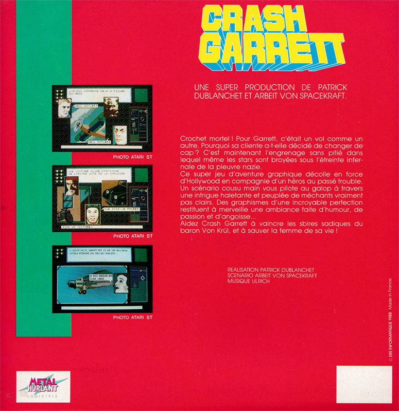 Crash Garrett — box-2D-back (FR)