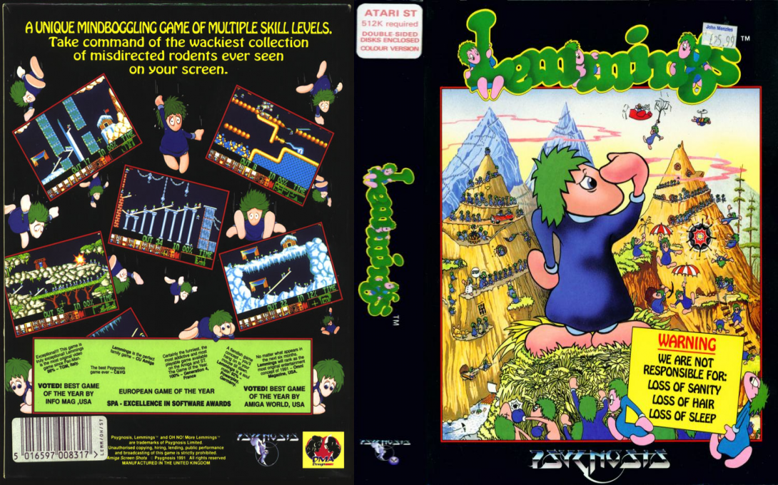 Lemmings — box-texture (EU)