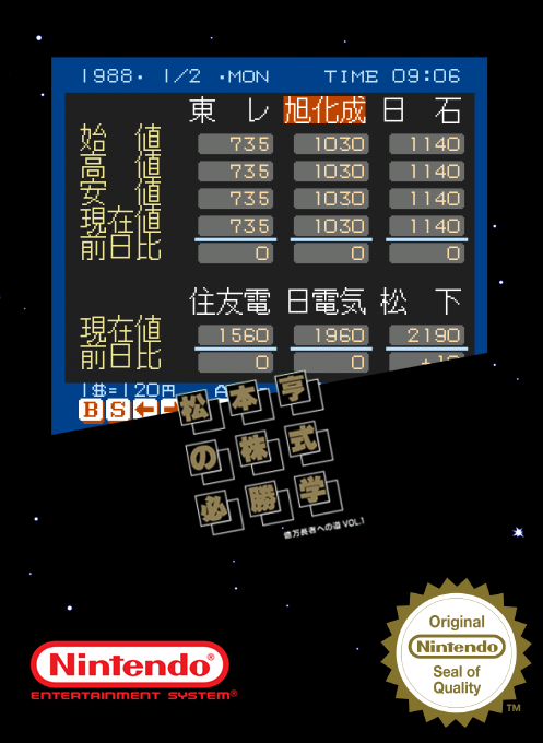 Matsumoto Tooru No Kabushiki Hisshou Gaku - Vol. 1 — box-2D (SS)
