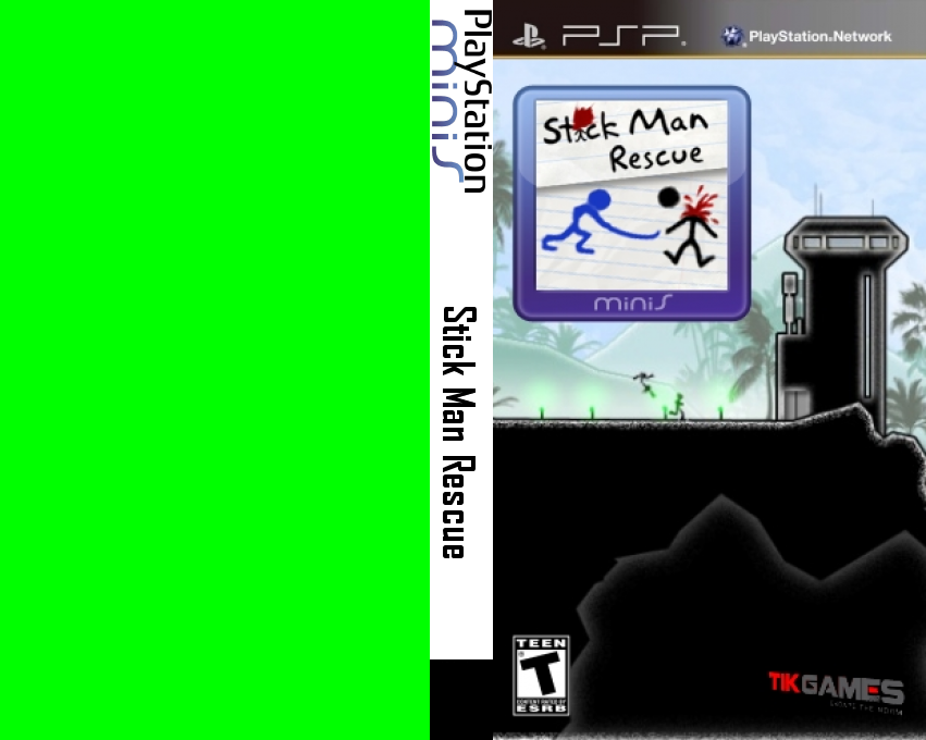 Stick Man Rescue — box-texture (US)