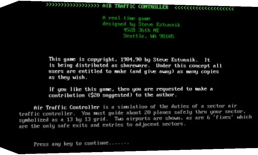Air Traffic Controller — box-3D (WOR)