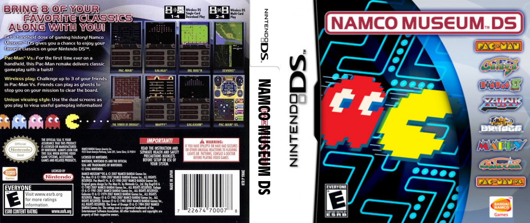 Namco Museum Ds — box-texture (US)