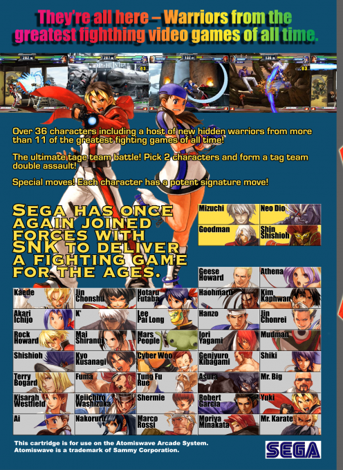 NeoGeo Battle Coliseum — box-2D-back (WOR)