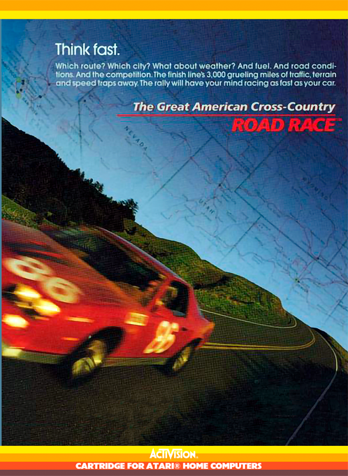 The Great American Cross Country Road Race box art