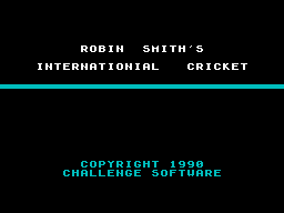 Robin Smith's International Cricket — sstitle (WOR)
