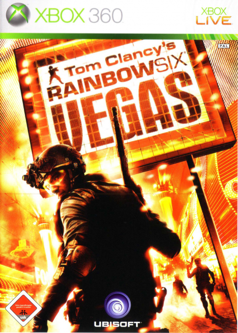 Tom Clancy's Rainbow Six - Vegas 2 — box-2D (DE)