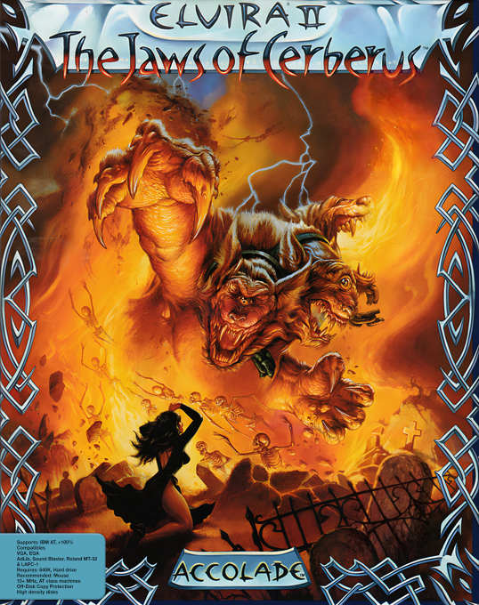 Elvira 2 - The Jaws Of Cerberus — box-2D (EU)