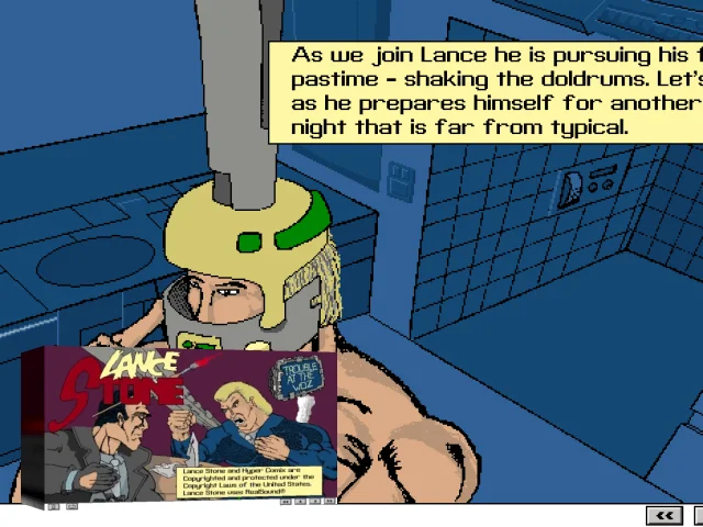 Hypercomix Issue # I : Lance Stone- Trouble At The Woz — mixrbv2 (WOR)