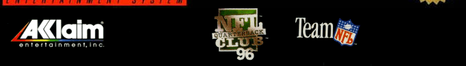 NFL Quarterback Club 96 — box-2D-side (EU)