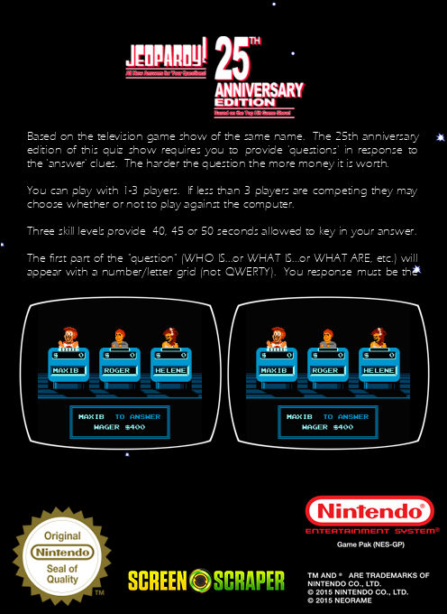 Jeopardy! 25th Anniversary Edition — box-2D-back (SS)