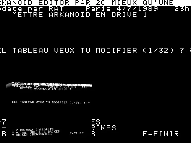 Arkanoid Editor — mixrbv2 (WOR)