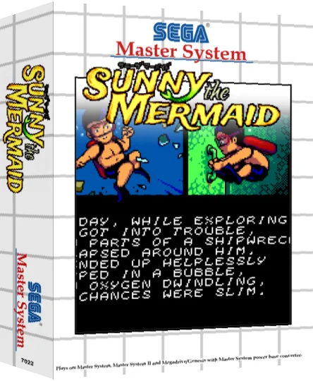 Sunny The Mermaid — box-3D (SS)