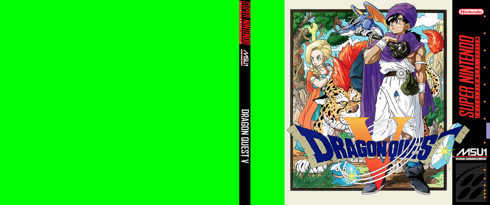 Dragon Quest V — box-texture (WOR)