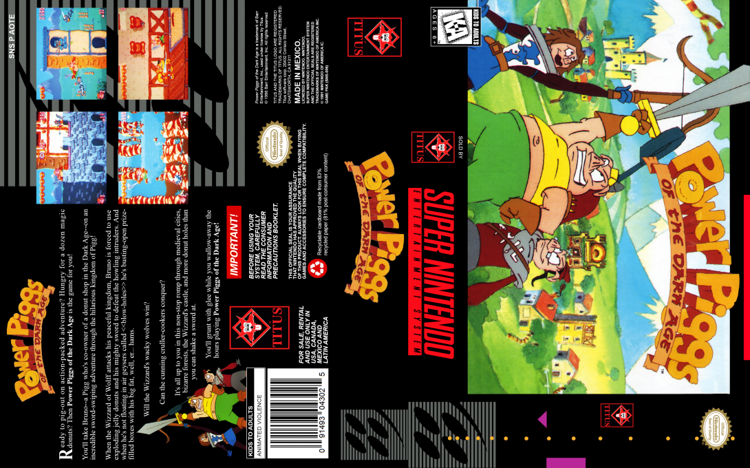 Power Piggs Of The Dark Age — box-texture (US)