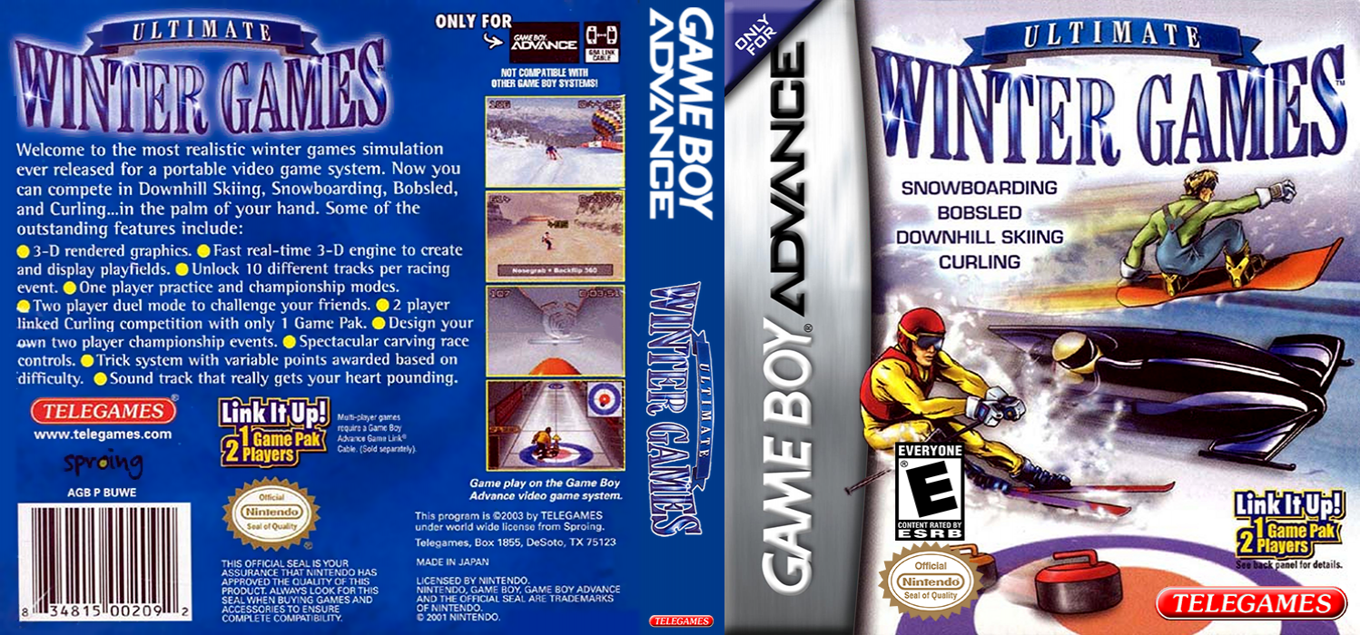 Ultimate Winter Games — box-texture (US)