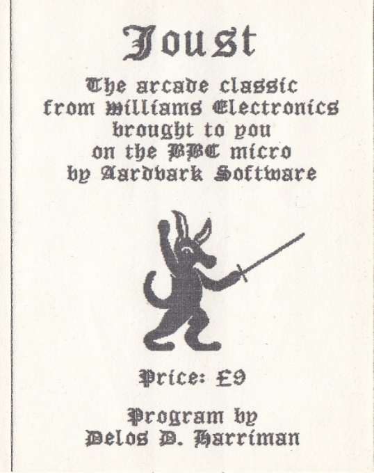 Joust box art