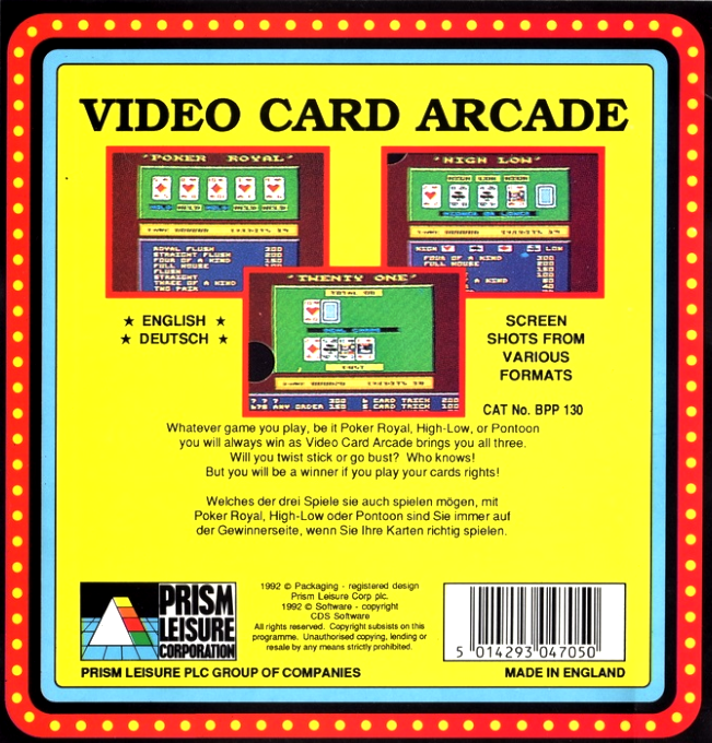 Video Card Arcade — box-2D-back (EU)