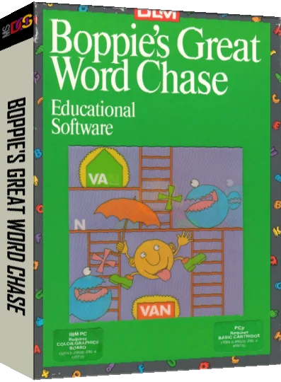Boppie's Great Word Chase — box-3D (US)