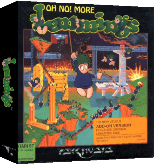 Oh No! More Lemmings — box-3D (EU)