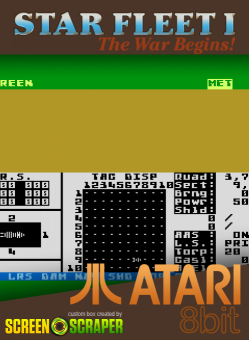 Star Fleet 1 - The War Begins! — box-2D (SS)
