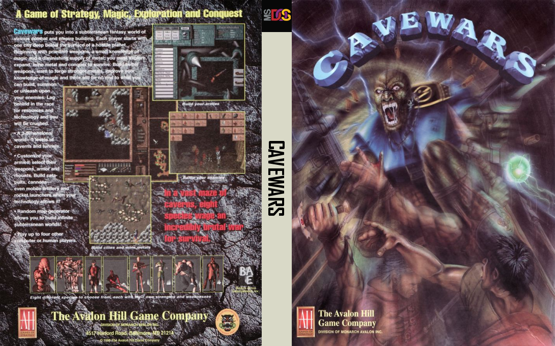 Cavewars — box-texture (US)
