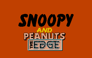 Snoopy - The Cool Computer Game — sstitle (EU)