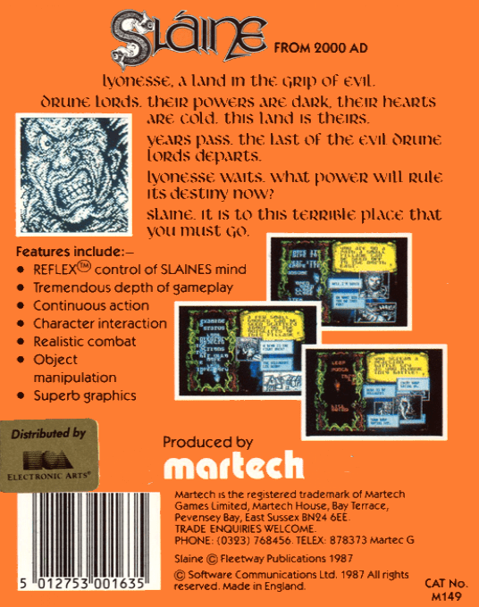 Slaine From 2000 AD — box-2D-back (EU)