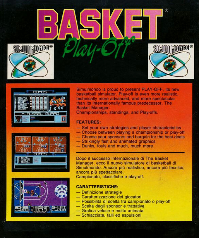 Basket Play-Off — box-2D-back (EU)