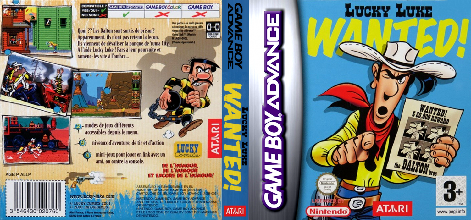 Lucky Luke Wanted — box-texture (FR)